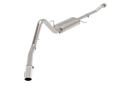 AFE Apollo GT Series 3-Inch Single Exhaust System with Polished Tip; Side Exit (21-25 5.0L F-150, Excluding Tremor)