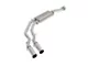 AFE Rebel Series 3 to 2.50-Inch Dual Exhaust System with Polished Tips; Middle Side Exit (21-24 5.0L F-150, Excluding Tremor)