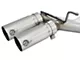 AFE Rebel Series 3 to 2.50-Inch Dual Exhaust System with Polished Tips; Middle Side Exit (21-24 5.0L F-150, Excluding Tremor)