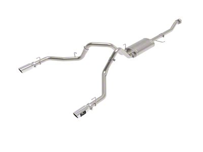 AFE Vulcan Series 3-Inch Dual Exhaust System with Polished Tips; Rear Exit (21-25 5.0L F-150, Excluding Tremor)