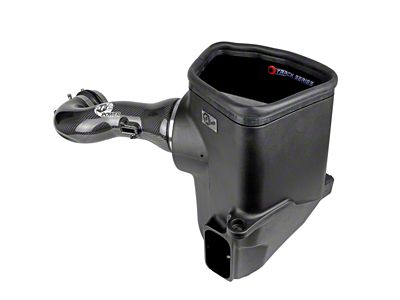 AFE Track Series Cold Air Intake System with Pro DRY S Filter; Carbon Fiber (19-24 5.3L Sierra 1500)