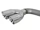 AFE Vulcan Series 3-Inch Single Exhaust System with Polished Tips; Side Exit (19-24 5.3L Sierra 1500)