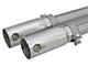 AFE Rebel Series 3 to 2.50-Inch Dual Exhaust System with Polished Tips; Middle Side Exit (14-18 5.3L Silverado 1500)