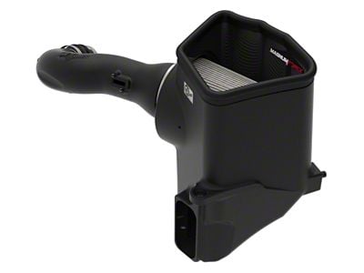 AFE Magnum FORCE Stage-2 Cold Air Intake with Pro DRY S Filter; Black (19-24 6.2L Sierra 1500)
