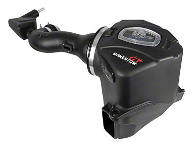 AFE Momentum GT Cold Air Intake with Pro 5R Oiled Filter; Black (19-25 6.2L Silverado 1500)