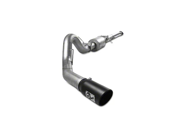 AFE ATLAS 4-Inch Single Exhaust System with Black Tip; Side Exit (11-14 3.5L EcoBoost F-150)