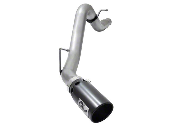 AFE ATLAS 3.50-Inch DPF-Back Single Exhaust System with Black Tip; Side Exit (16-22 2.8L Duramax Canyon)