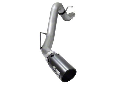 AFE Large Bore-HD 3.50-Inch DPF-Back Single Exhaust System with Black Tip; Side Exit (16-22 2.8L Duramax Canyon)