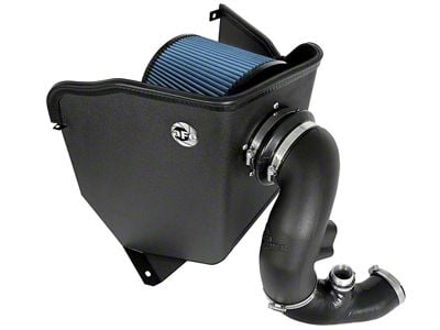 AFE Magnum FORCE Stage-2 Cold Air Intake with Pro 5R Oiled Filter; Black (16-22 2.8L Duramax Canyon)