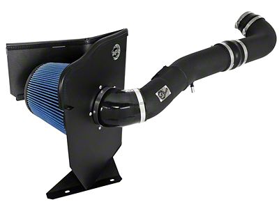 AFE Magnum FORCE Stage-2 Cold Air Intake with Pro 5R Oiled Filter; Black (17-22 3.6L Canyon)