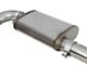 AFE Rebel Series 3-Inch Exhaust System with Black Tips; Middle Side Exit (15-16 3.6L Canyon)