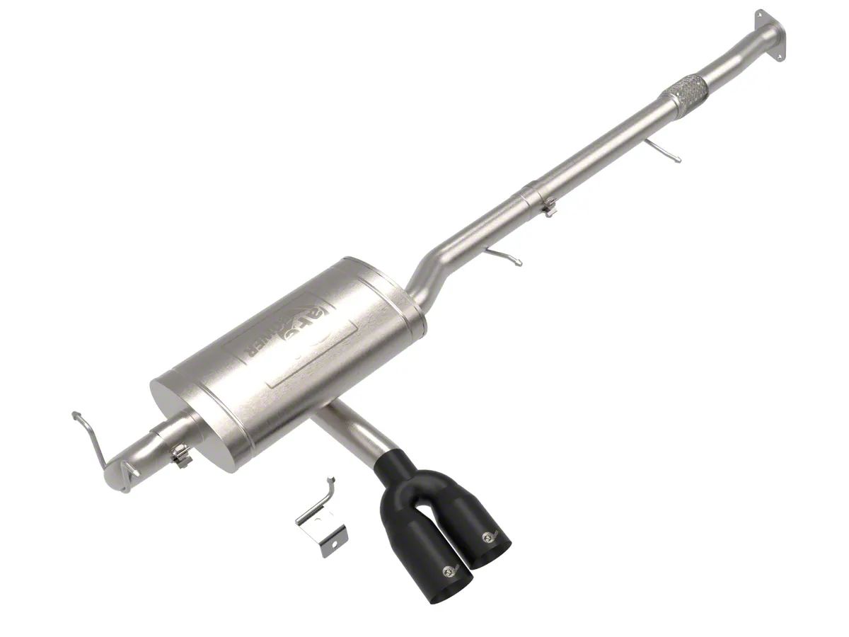 AFE Canyon Rebel Series 3Inch Single Exhaust System with Black Tips