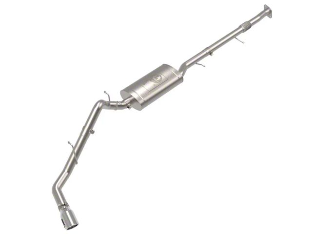 AFE Apollo GT Series 3-Inch Single Exhaust System with Polished Tip; Side Exit (23-24 Colorado)