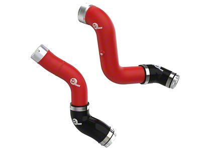 AFE BladeRunner 2.50-Inch and 3-Inch Hot and Cold Charge Pipe Kit; Red (23-25 Colorado)