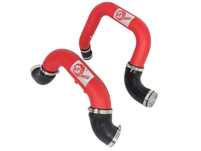 AFE BladeRunner 2.50-Inch and 3-Inch Hot and Cold Charge Pipe Kit; Red (16-22 2.8L Duramax Colorado)