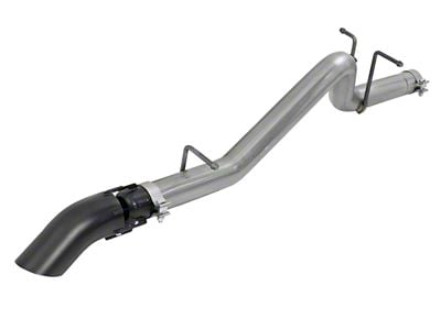 AFE Large Bore-HD 3-Inch Hi-Tuck DPF-Back Exhaust System with Black Tip; Rear Exit (16-22 2.8L Duramax Colorado)