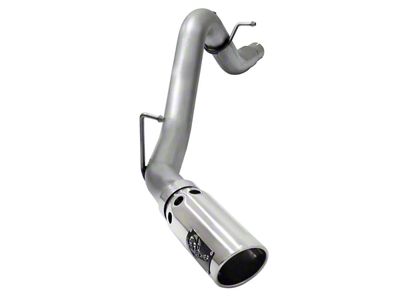 AFE Large Bore-HD 3.50-Inch DPF-Back Single Exhaust System with Polished Tip; Side Exit (16-22 2.8L Duramax Colorado)