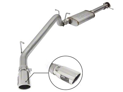 AFE MACH Force-XP 3-Inch Single Exhaust System with Polished Tip; Side Exit (17-22 3.6L Colorado)