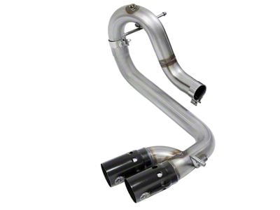 AFE Rebel Series 3-Inch DPF-Back Single Exhaust System with Black Tips; Middle Side Exit (16-22 2.8L Duramax Colorado)