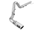 AFE ATLAS 4-Inch DPF-Back Single Exhaust System with Polished Tip; Side Exit (18-20 3.0L Powerstroke F-150)