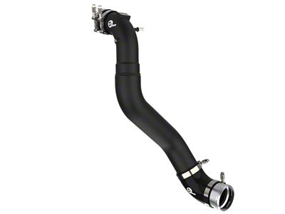 AFE BladeRunner 3-Inch Cold Charge Pipe; Black (21-24 3.5L EcoBoost F-150)