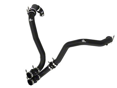 AFE BladeRunner 3-Inch Hot Charge Pipe; Black (21-25 3.5L EcoBoost F-150)