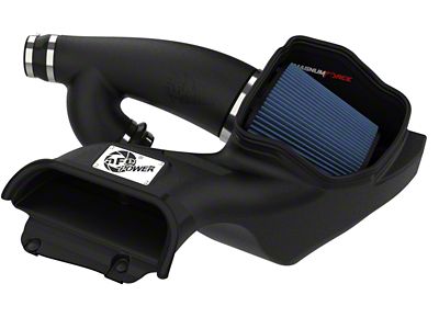 AFE Magnum FORCE Stage-2 Cold Air Intake with Pro 5R Oiled Filter; Black (21-25 3.5L EcoBoost F-150)