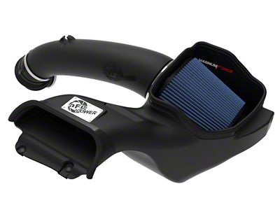 AFE Magnum FORCE Stage-2 Cold Air Intake with Pro 5R Oiled Filter; Black (21-25 5.0L F-150)