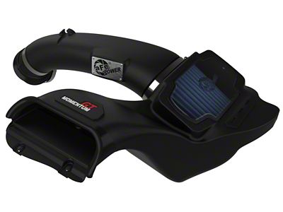 AFE Momentum GT Cold Air Intake with Pro 5R Oiled Filter; Black (21-24 5.0L F-150)