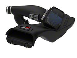 AFE Momentum GT Cold Air Intake with Pro 5R Oiled Filter; Black (21-26 3.5L PowerBoost F-150)