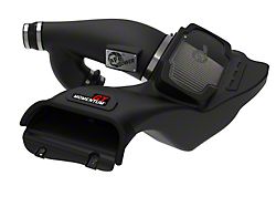 AFE Momentum GT Cold Air Intake with Pro DRY S Filter; Black (21-25 3.5L PowerBoost F-150)