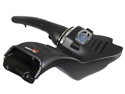 AFE Momentum HD Cold Air Intake with Pro 10R Oiled Filter; Black (18-20 3.0L Powerstroke F-150)