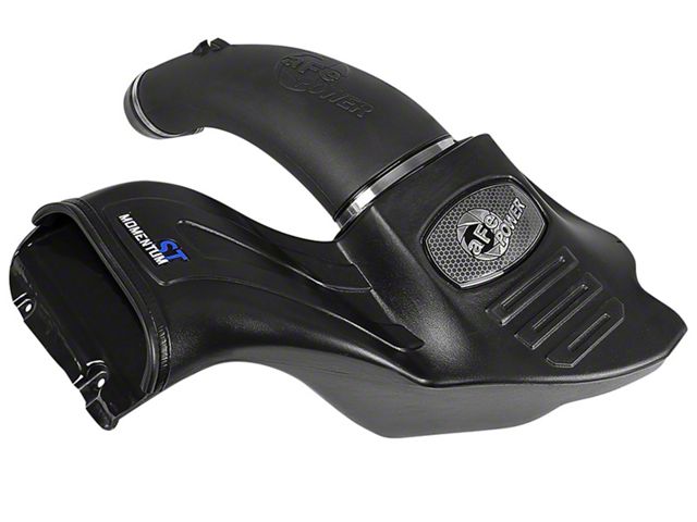 AFE Momentum ST Cold Air Intake with Pro 5R Oiled Filter; Black (15-20 5.0L F-150)