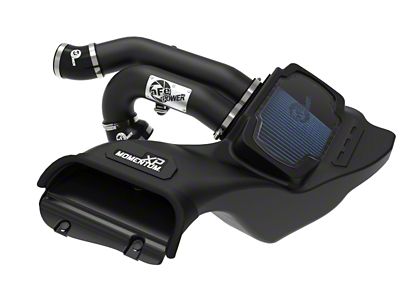AFE Momentum XP Cold Air Intake with Pro 5R Oiled Filter; Black (21-25 3.5L PowerBoost F-150)