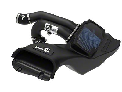 AFE Momentum XP Cold Air Intake with Pro 5R Oiled Filter; Black (21-23 3.5L PowerBoost F-150)