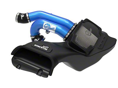 AFE Momentum XP Cold Air Intake with Pro DRY S Filter; Blue (21-24 3.5L PowerBoost F-150)