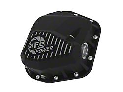 AFE Pro Series Rear Differential Cover with Machined Fins; Black; 9.75-Inch (97-25 F-150)