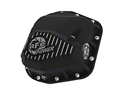 AFE Pro Series Rear Differential Cover with Machined Fins; Black (97-24 F-150)