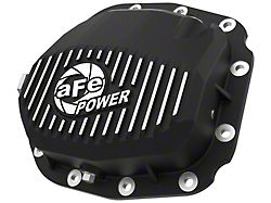AFE Pro Series Rear Differential Cover with Machined Fins; Black; Super 8.8 Rear Axles (15-25 F-150)