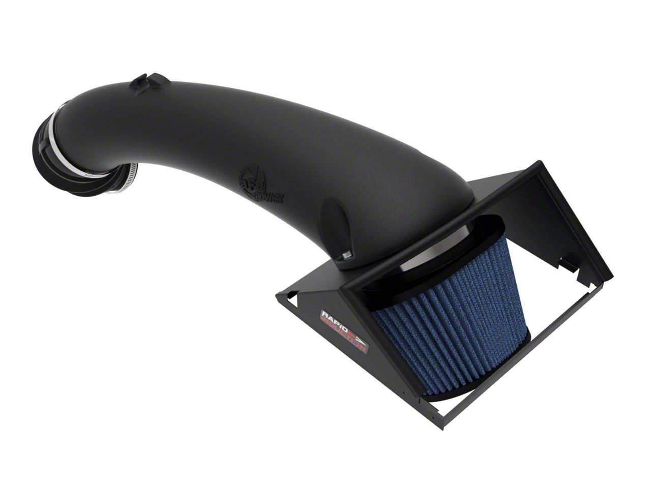 AFE Rapid Induction Cold Air Intake with Pro 5R Oiled Filter; Black (21-24 5.0L F-150)