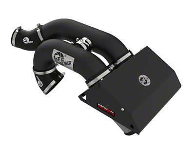 AFE Rapid Induction Cold Air Intake with Pro DRY S Filter; Black (21-23 3.5L EcoBoost F-150)