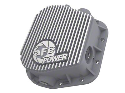 AFE Street Series Rear Differential Cover with Machined Fins; Raw; Ford 9.75 Rear Axles (97-24 F-150, Excluding Lightning)