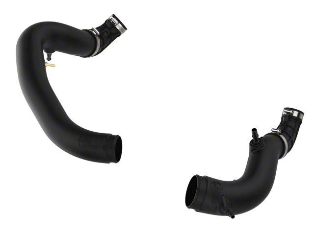 AFE Turbo Inlet Pipes; Black (15-16 3.5L EcoBoost F-150)