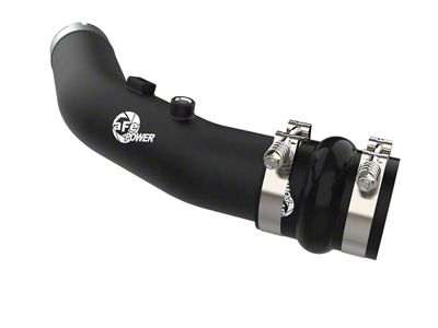 AFE BladeRunner 3-Inch Hot Charge Pipe; Black (23-24 6.7L PowerStroke F-250 Super Duty)