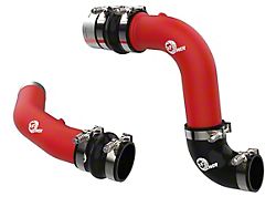 AFE BladeRunner 3-Inch Hot and Cold Charge Pipe Kit; Red (23-26 6.7L Standard Output Powerstroke F-250 Super Duty)