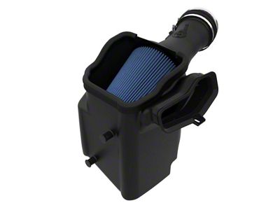 AFE Magnum FORCE Stage-2 Cold Air Intake with Pro 5R Oiled Filter; Black (20-22 7.3L F-250 Super Duty)