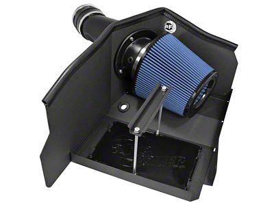 AFE Magnum FORCE Stage-2 Cold Air Intake with Pro 5R Oiled Filter; Black (99-03 7.3L Powerstroke F-250 Super Duty)