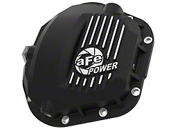 AFE Pro Series Front Differential Cover with Machined Fins; Black; Dana 60 (17-22 F-250 Super Duty)