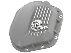AFE Street Series Front Differential Cover with Machined Fins; Raw; Dana 60 (17-22 F-250 Super Duty)