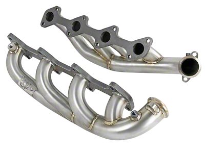 AFE 1-3/4-Inch Twisted Steel Shorty Headers (03-07 6.0L Powerstroke F-350 Super Duty)